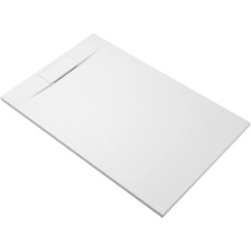 CERANO Sprchová vanička obdélníková Enzo - SMC/minerální kompozit - strukturovaná bílá matná - 150x90x3 cm