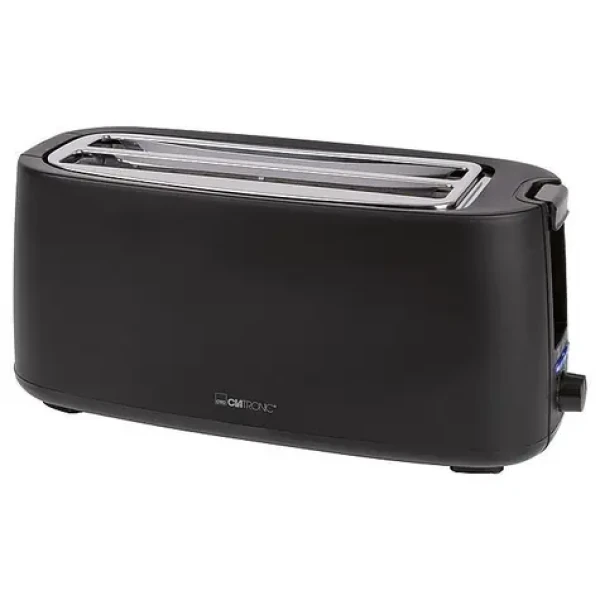 Clatronic TA 3802 černá / Topinkovač / 1400W / 4 topinky / nastavitelný stupeň opečení (80282)