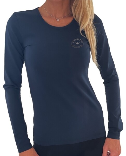 Dámské triko Emporio Armani 163229 3F223 modré