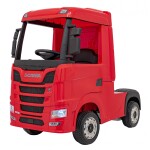 Mamido Elektrický kamion Scania R-SERIE 4x4 červený