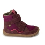 Dívčí zimní barefoot boty TEX WINTER Bordeaux, Froddo, G3160233-7, červená - 25