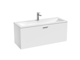 RAVAK - Clear II Umyvadlová skříňka 80x38x40 cm, 1 zásuvka, lesklá bílá X000001642
