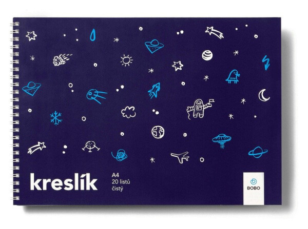 Kreslicí blok SVĚT A4 - čistý 20 listů