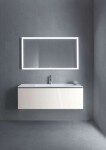 DURAVIT - L-Cube Umyvadlová skříňka 40x122x48 cm, 1 zásuvka, lesklá bílá LC614302222