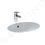 Laufen - Birova Vestavné umyvadlo 530x405 mm, s přepadem, bílá H8111910000001