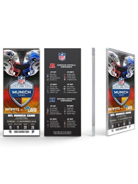 Obraz NFL NFL 2026 Munich Game Patriots vs Lions Acrylic Ticket