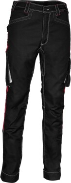 Pracovní kalhoty COFRA MONTIJO Barva: Černá/ Červená, Velikost: 46 (CAMONTIJO_05_46)