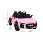 Mamido Dětské elektrické auto Audi R8 Spyder růžové