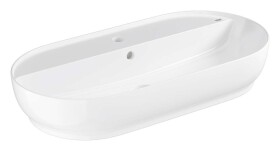 GROHE - Essence Umyvadlo na desku, 80x40 cm, s přepadem, s otvorem pro baterii, alpská bílá 103571SH00