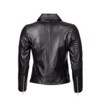 Dámská Kožená Bunda Křivák E-Style Brixton Černá Velikost: 8XL