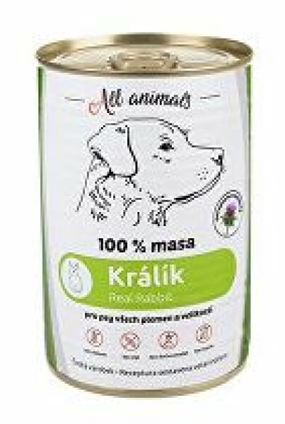 All Animals DOG králík mletý 400g