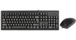 A4Tech KM-72620D černá / Set klávesnice a myši / Drátový / USB / QWERTY (A4TKLA43774)