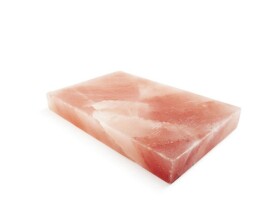Himalájská sůl 2v1 do sauny i na gril - hladká oranžová, cihla 20x10x2,5cm