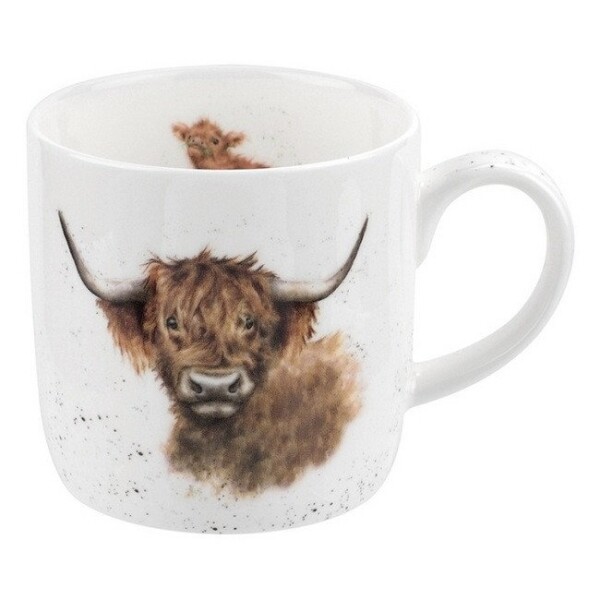 Porcelánový hrnek Wrendale Designs Highland Cow, 0,31 l - Kráva