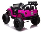 Mamido Elektrické autíčko Jeep Brothers lakované růžové 24V 2x200W