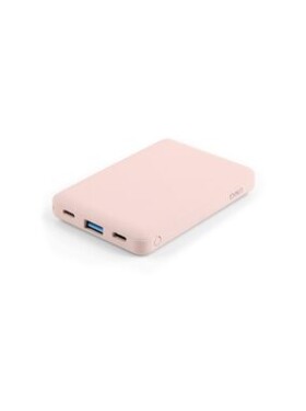 Uniq Fuele Mini Power Banka 8000mAh růžová / výstup USB-C USB-A / vstup microUSB / 18W (8886463672228)