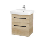 Dřevojas - Umyvadlová skříňka Q MAX SZZ2 55 - D15 Nebraska / Úchytka T06 / D15 Nebraska 197971H