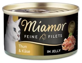 Miamor Feine Filets Adult tuňák se sýrem v želé / Konzerva pro kočky / 100 g (393-74046)