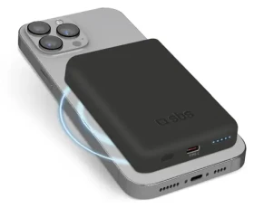 SBS Power Bank 5000 mAh černá / MagSafe / 10 W / USB-C (TEBB5000MAG1CK)