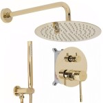 REA - Podomítková sprchová sada Lungo Diamond Gold+ BOX REA-P6964