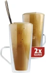 Maxxo Frappé / Termo sklenice / Dvojité borosilikátové sklo / 320 ml / 2 ks (100000474546)