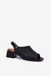 Sandály na podpatku model 215343 Step in style 36