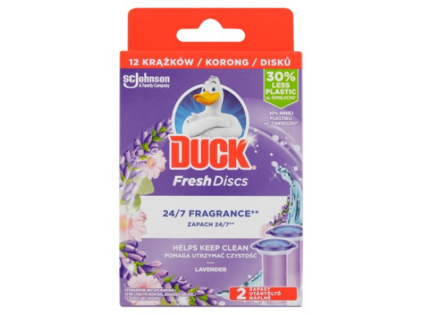 Duck Fresh Discs Levandule čistič WC náplň 72 ml
