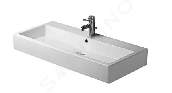 DURAVIT - Vero Umyvadlo 1000x470 mm, s přepadem, s otvorem pro baterii, bílá 0454100000