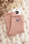 Dámské tlusté ponožky růžové 35-38