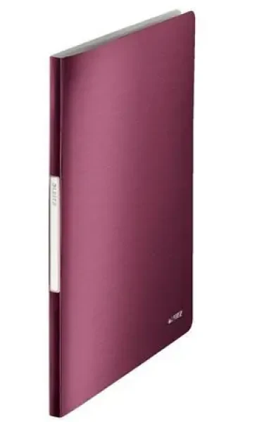 Leitz Style A4 granátově červená / Katalogová kniha / 20 kapes / PVC (39580028)