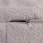 PLUSH NEST PLUSH NEST Dětské křesílko Huggy Bear 68 × 45 cm beránek, šedé