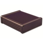 Hammond Electronics 1455L1202BK profilové pouzdro 120 x 103 x 30.5 hliník černá 1 ks