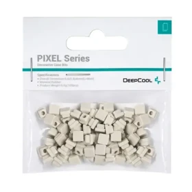Deepcool Pixel šedá / Dekorativní pryžové bity / 100 ks (R-PIXEL-GY100-G-1)