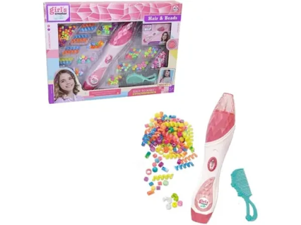 MaDe 16094 Souprava k zaplétání korálků do vlasů