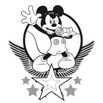 Presco Group Plánovací kalendář Mickey Mouse s omalovánkami, nedatovaný, 30 x 30 cm