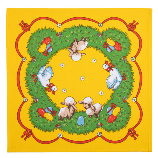 Ubrousek VELIKONOČNÍ HUSIČKY 42 x 42 cm