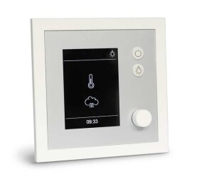 EOS EmoTec H, řídící jednotka pro suchou i vlhkou saunu, bílá / stříbrná CFSEOS6054L