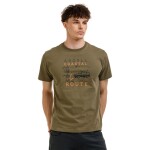 Bushman Pánské bavlněné tričko Gillie, khaki XXXL