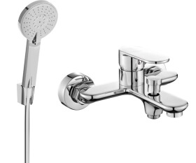 MEXEN - Milo R40 vanová baterie s příslušenstvím, chrom 7133R40-00
