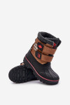 Dětské sněhule na suchý zip Lee Cooper Camel Velikost: 32