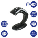 Datalogic Heron HD3130 / snímač 1D čárových kódů / RS-232 / KWB / USB / kit USB / černá (HD3130-BKK1B)