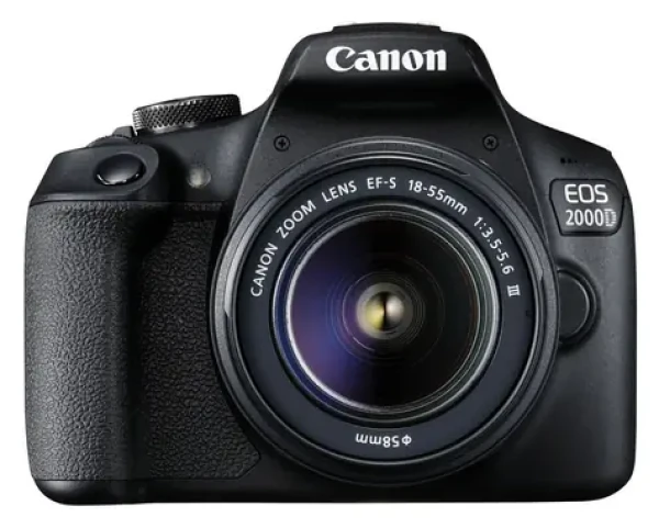 Canon EOS 2000D černá + EF-S 18-55mm IS + brašna SB130 / Digitální zrcadlovka / 24 MPix / CMOS / Wi-Fi (2728C013)