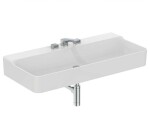 IDEAL STANDARD - Conca Ceram Umyvadlo 100x45 cm, bez přepadu, 3 otvory pro baterii, bílá T380101