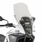 D1203St plexi čiré Honda NX 500 (24-25), vxš540x450 mm, o 200 mm vyšší než originál