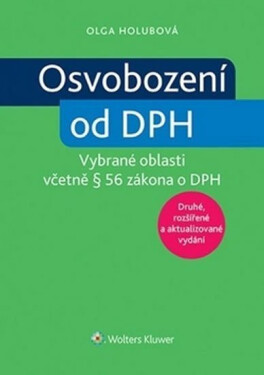 Osvobození od DPH - Olga Holubová