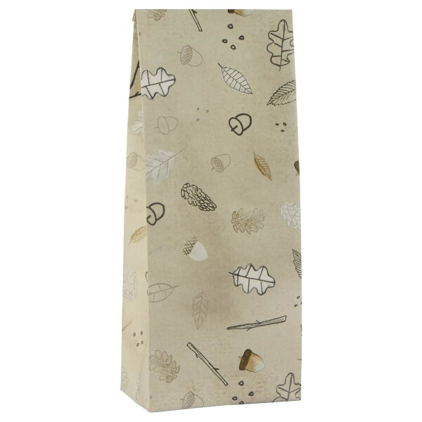 Ib Laursen Papírový sáček Forest Treasures 30,5 cm – set 5 ks, béžová barva