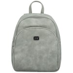 Trendy dámský koženkový kabelko-batoh Renie, šedý