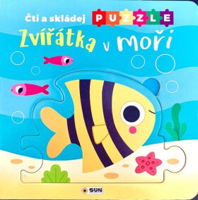 Čti skládej Puzzle Zvířátka moři