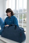 Cestovní taška Reisenthel Overnighter plus Herringbone dark blue