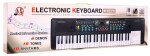 Mamido Dětský keyboard s mikrofonem černý